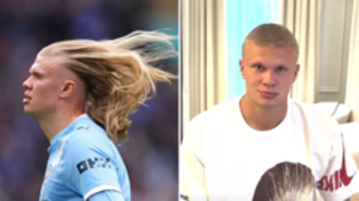 Haaland Ditches Iconic Blonde Locks for Buzzcut Ahead of New Premier League Season