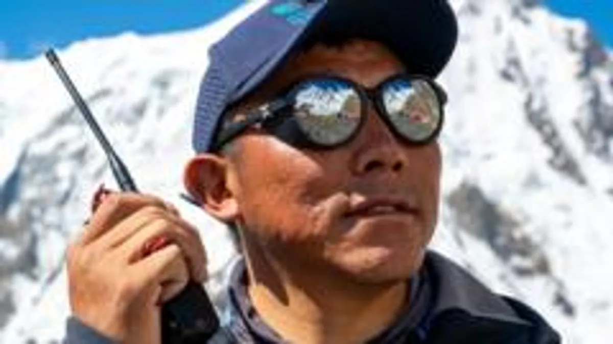 Mingma G reached his friends Nirmal Purja and Kili Pemba Sherpa after an avalanche swept Broad Peak in July. He led a foot recovery when helicopters could not be used.