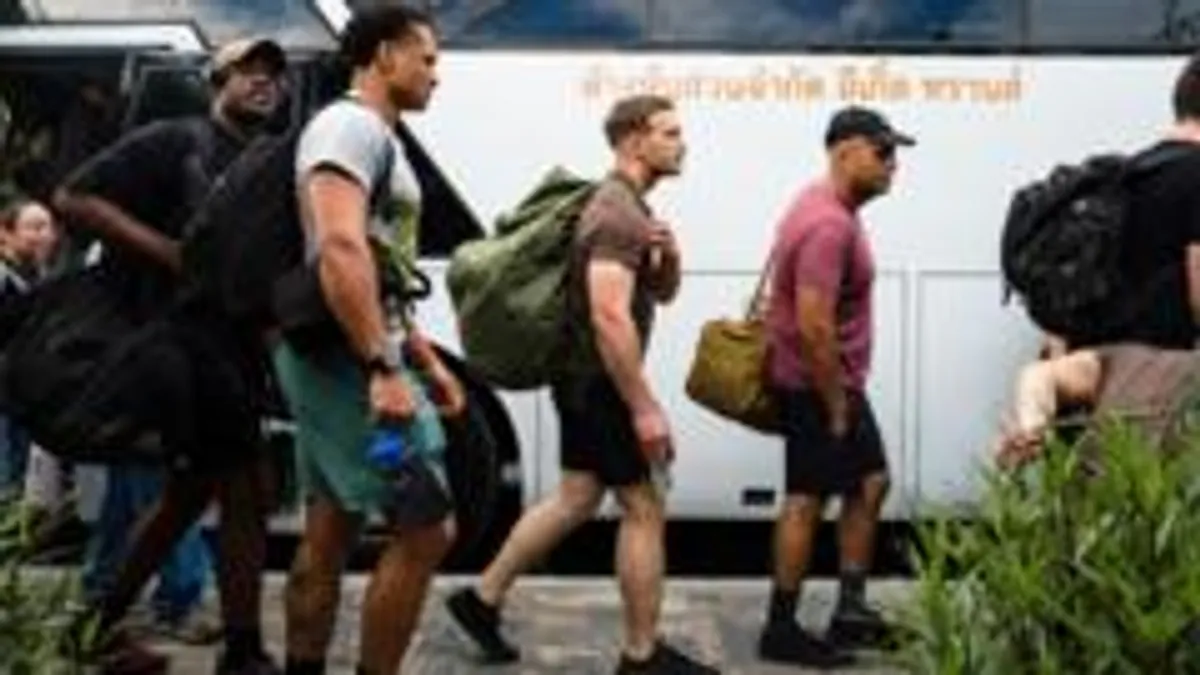 US sailors arrive in Pattaya after record 250 days at sea
